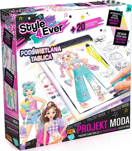 Projet mode – planche lumineuse pour le stylisme