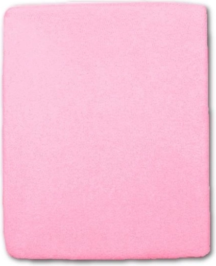 Drap-housse en éponge rose pour lit bébé