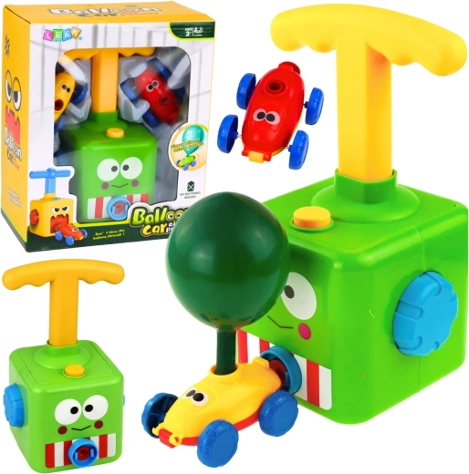 Circuit de voitures fusée à ballons – kit éducatif pour enfants Grenouille