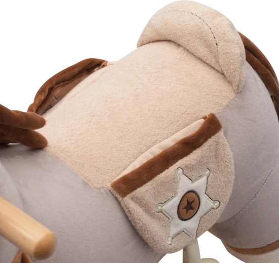 Peluche douce et selle confortable