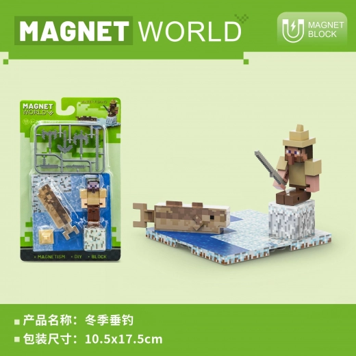 Jeu de construction Pêche Magnétique d’Hiver