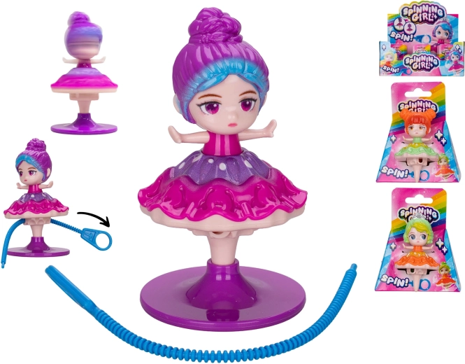 Figurine de princesse tournante et dansante 8 cm
