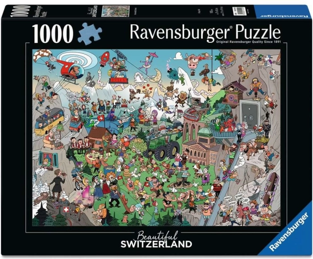 Puzzle Ravensburger Belle Suisse 1000 pièces