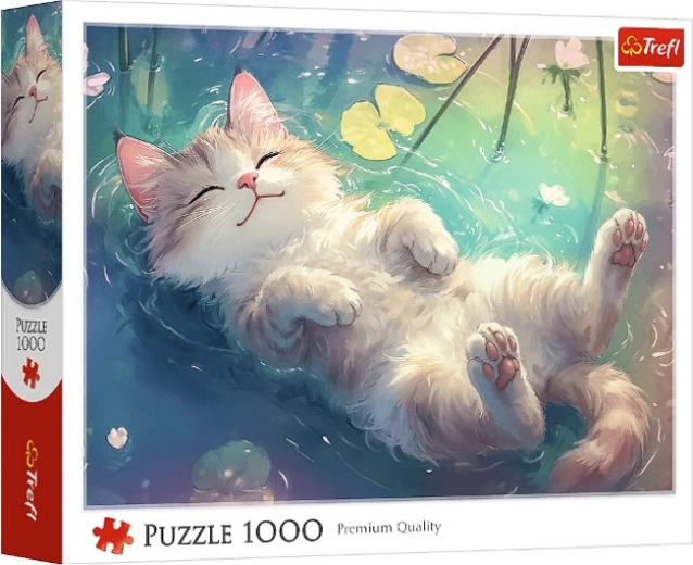 Puzzle 1000 pièces Purrfait pour se détendre