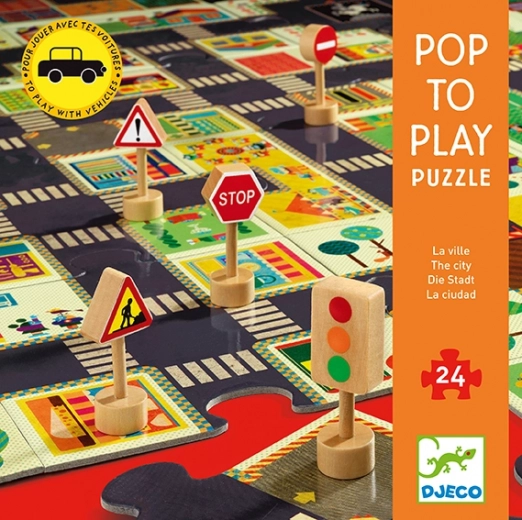 Djeco puzzle géant - ville