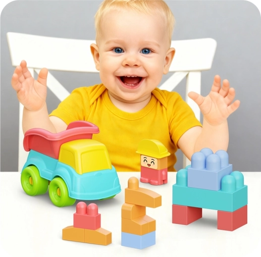 Blocs souples pour petits constructeurs