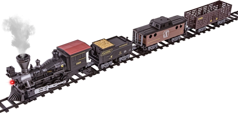 Sons réalistes, lumière et vapeur comme une vraie locomotive