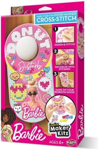 Kit créatif Barbie – accroche-porte brodé