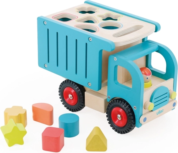 Vilac camion en bois avec encastrement de formes