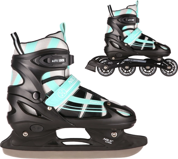 Deux sports dans une seule paire de patins