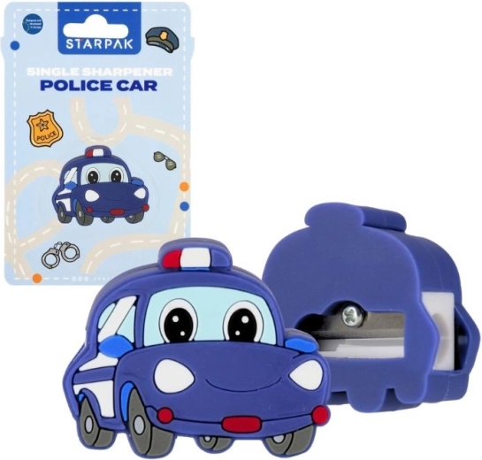 Taille-crayon en forme de voiture de police - 1 pièce