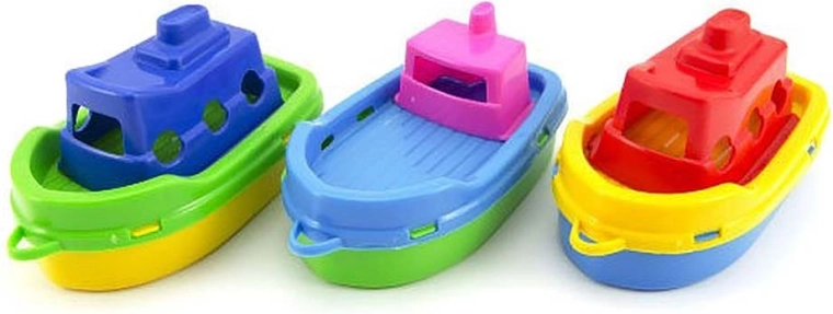 Jouets de bain BAYO bateaux 14 cm, set de 3 pièces