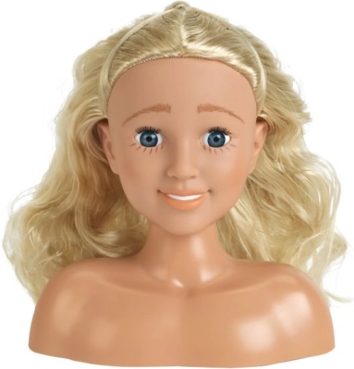 Longs cheveux blonds pour des coiffures créatives