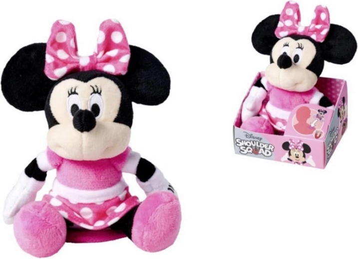 Peluche Disney Minnie à porter sur l'épaule, 12 cm