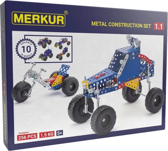 Jeu de construction métallique Merkur Extreme Buggy, 256 pièces