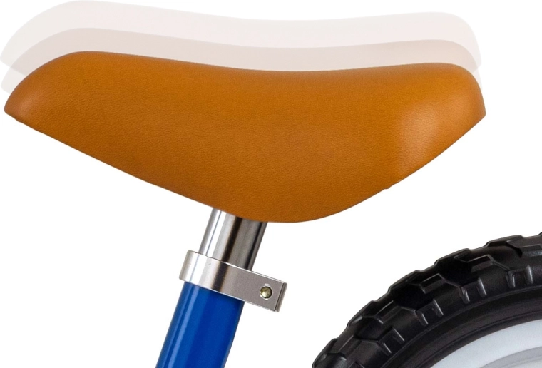 Selle confortable avec réglage en hauteur