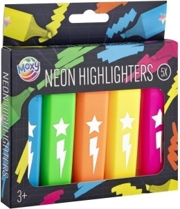 Surligneurs néon Moxy 5 pcs