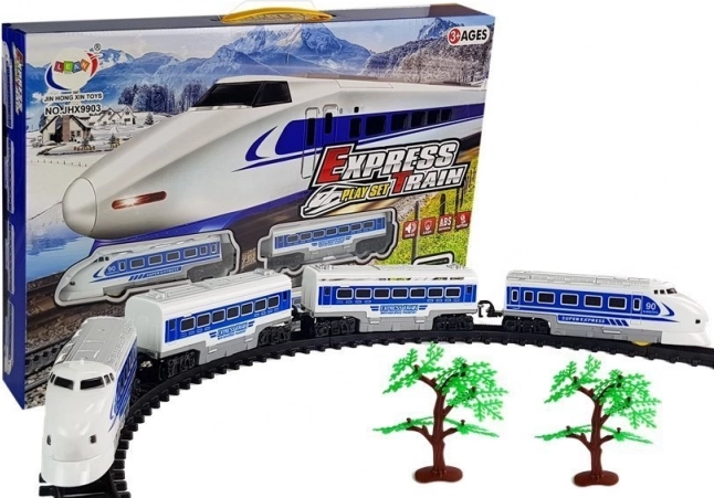 Ensemble de train électrique Pendolino avec effets