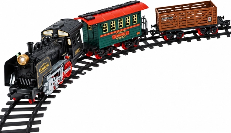 Ensemble complet avec wagons et gare
