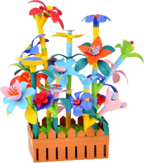 Jardinière stable avec base et clôture