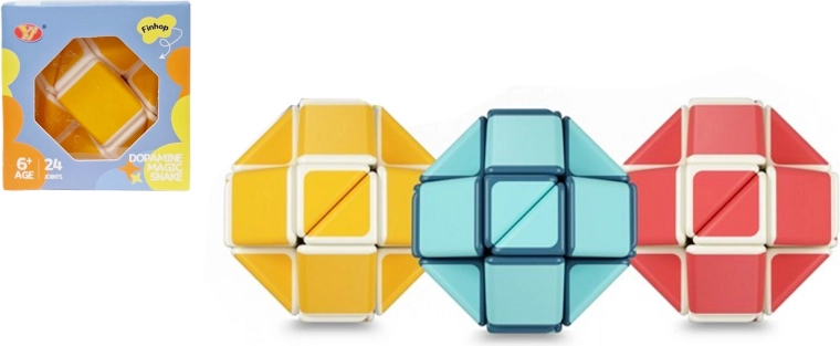 Casse-tête logique coloré – puzzle segmenté rotatif