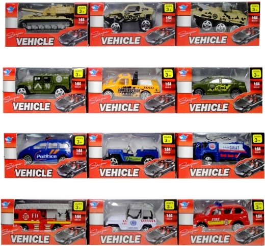 Petite voiture 1:64 – mix de modèles
