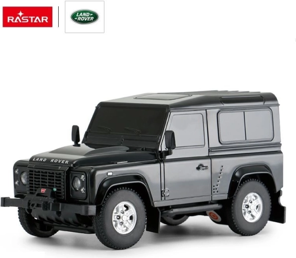 Voiture RC Rastar Land Rover Defender télécommandée 1:24 noire