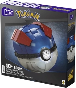 Mega Pokémon Jumbo Great Ball set de construction avec lumière