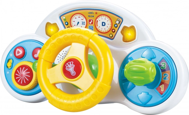 Volant interactif pour enfants avec lumières et sons