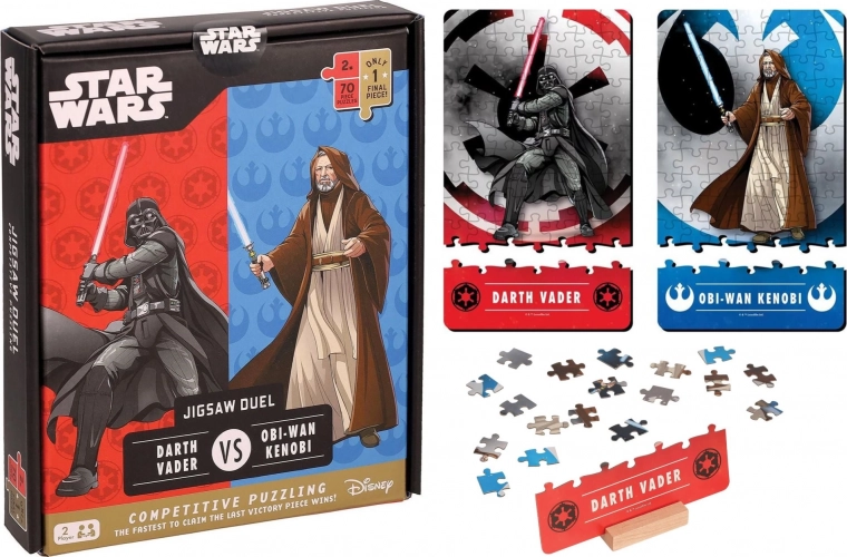 Star Wars duel – deux puzzles de 70 pièces pour 2 joueurs par Ridley’s Games