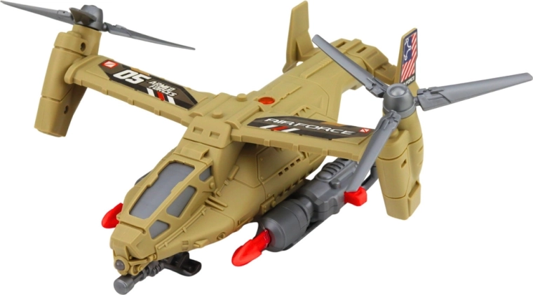 Hélicoptère avec lance-roquettes pour missions aériennes