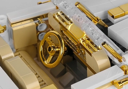 Kit de construction technique voiture rétro 952 pièces 1:16