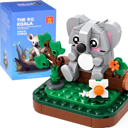 Kit de construction technique animaux sauvages : koala, 117 pièces