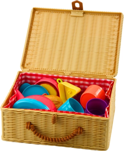 Tout-en-un dans un panier – 23 pièces pour un goûter thé