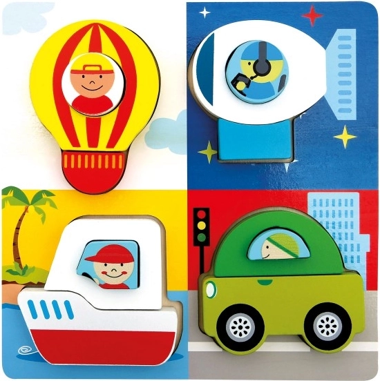 Apprentissage ludique des moyens de transport
