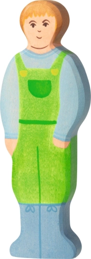Figurine en bois Holztiger fermier - 1 pièce