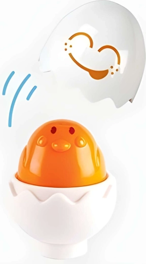 Poussins qui couinent pour l’exploration sensorielle