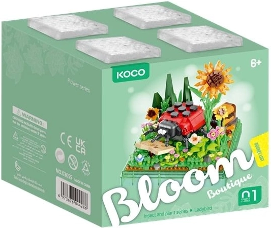 KOCO jeu de construction coccinelle dans la prairie 659 pièces - 1 pièce