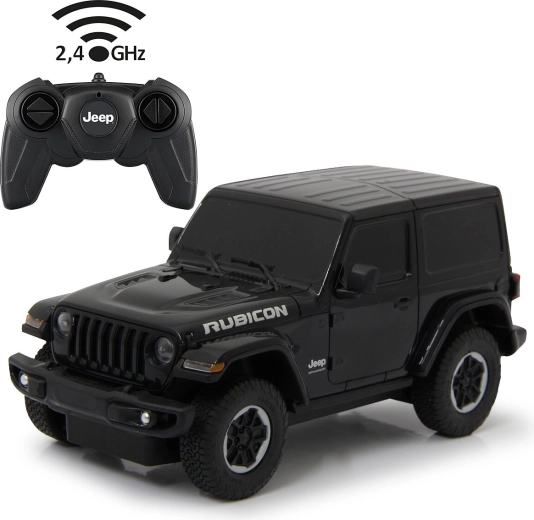 Jamara Jeep Wrangler JL voiture RC 1:24 noire 2,4 GHz