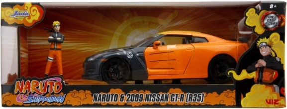 Jada Toys Naruto Shippuden Nissan GT-R avec figurine 1:24