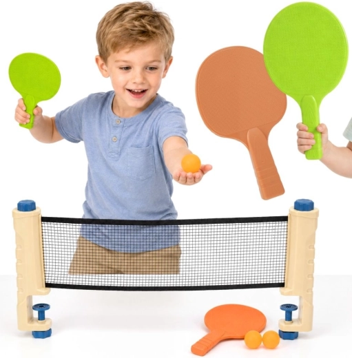 Set de tennis de table Woopie avec filet réglable