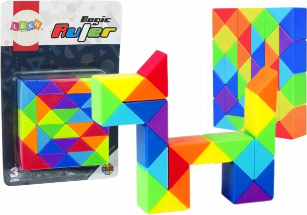 Jeu de casse-tête cube empilable Snake Magic