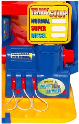 Station-service pour petites voitures