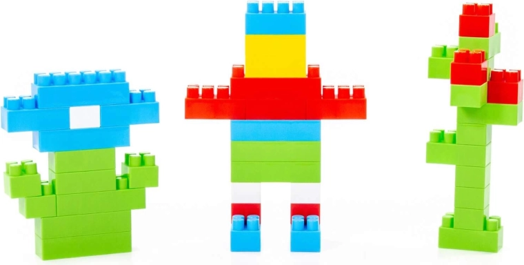 Construction créative avec 174 pièces