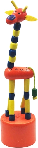 girafe en bois pour enfants 17 × 4 cm