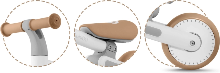 Hauteur de selle réglable – elle grandit avec l’enfant