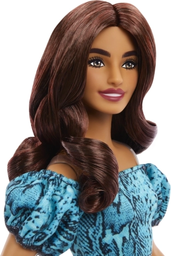 Longs cheveux bruns pour un coiffage créatif
