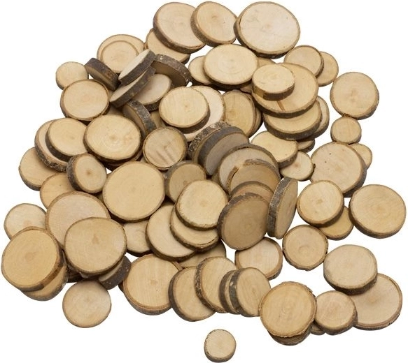 Rondelles de bois – jetons de comptage