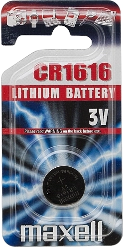 Pile bouton au lithium CR1616 3 V