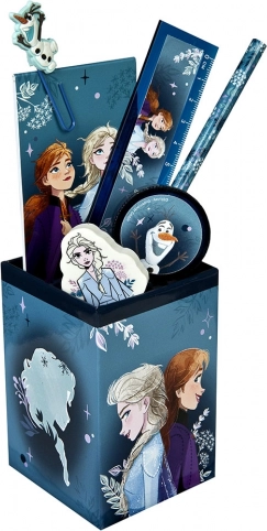 Gobelet avec fournitures d’écriture FROZEN